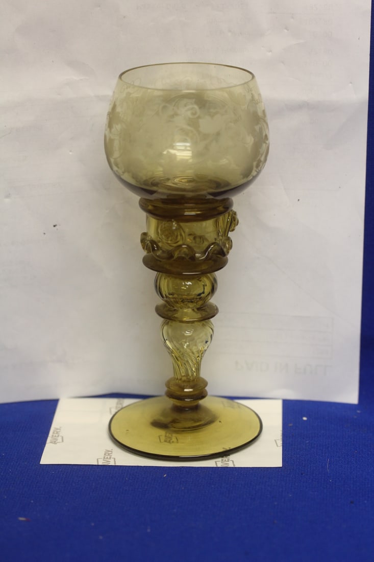 Venetian Chalices Goblet: 6 1/2" tall