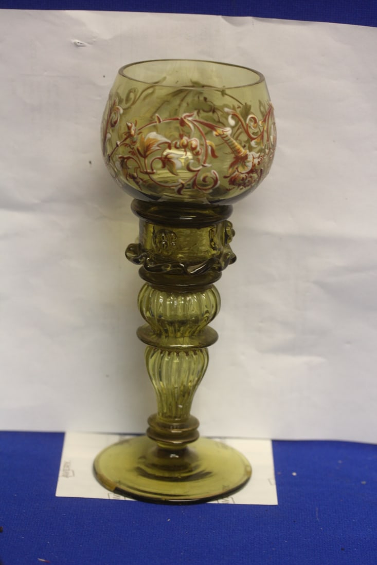 Venetian Chalices Goblet: 8" tall