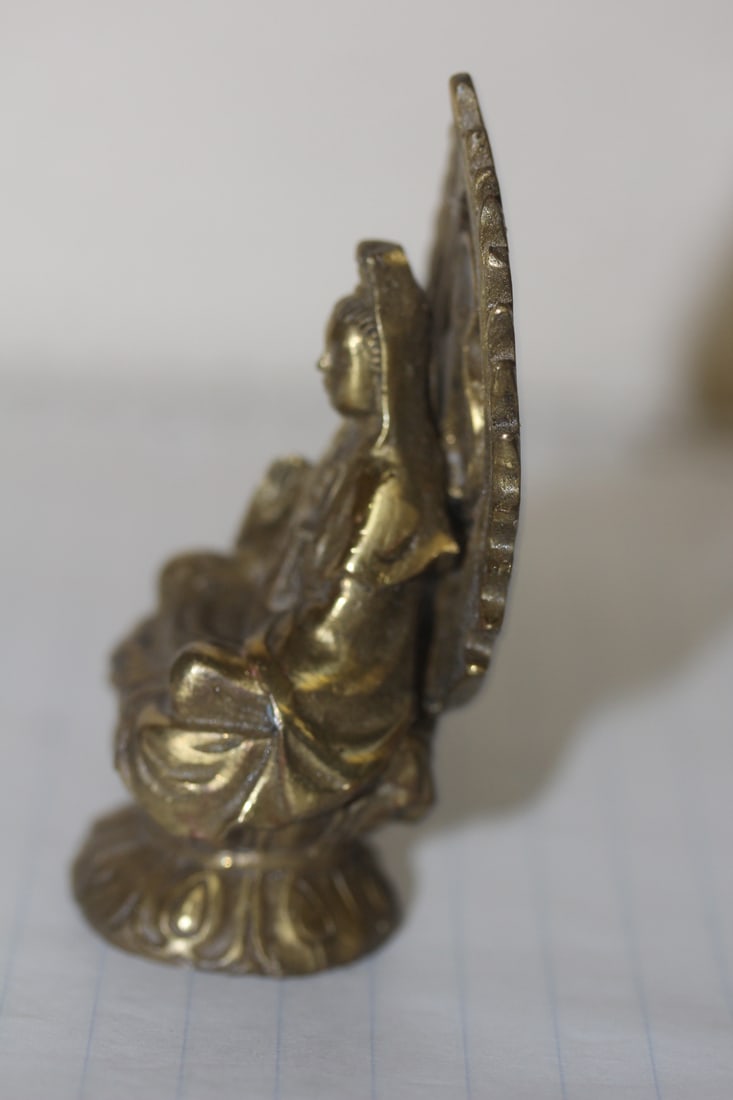 Small Brass Buddha - 2