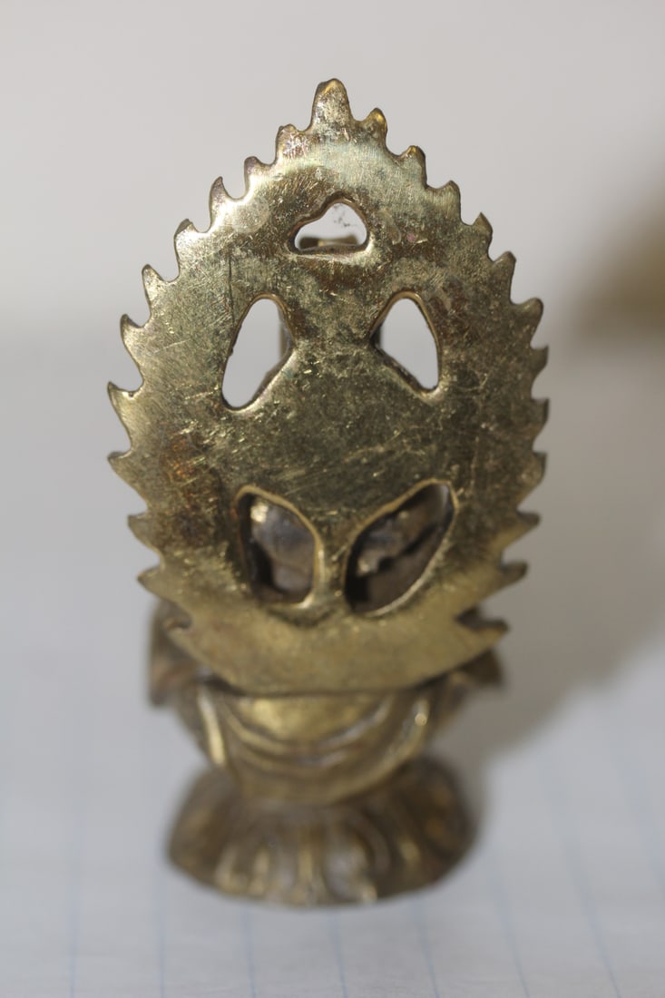 Small Brass Buddha - 3