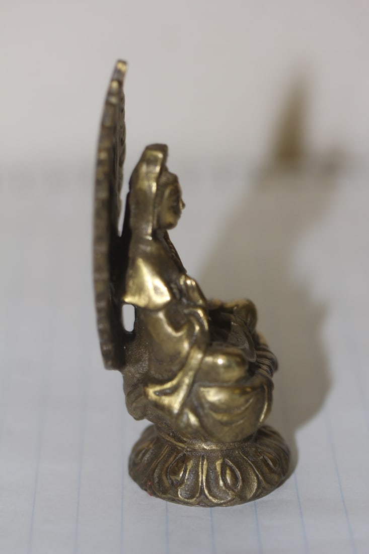 Small Brass Buddha - 4