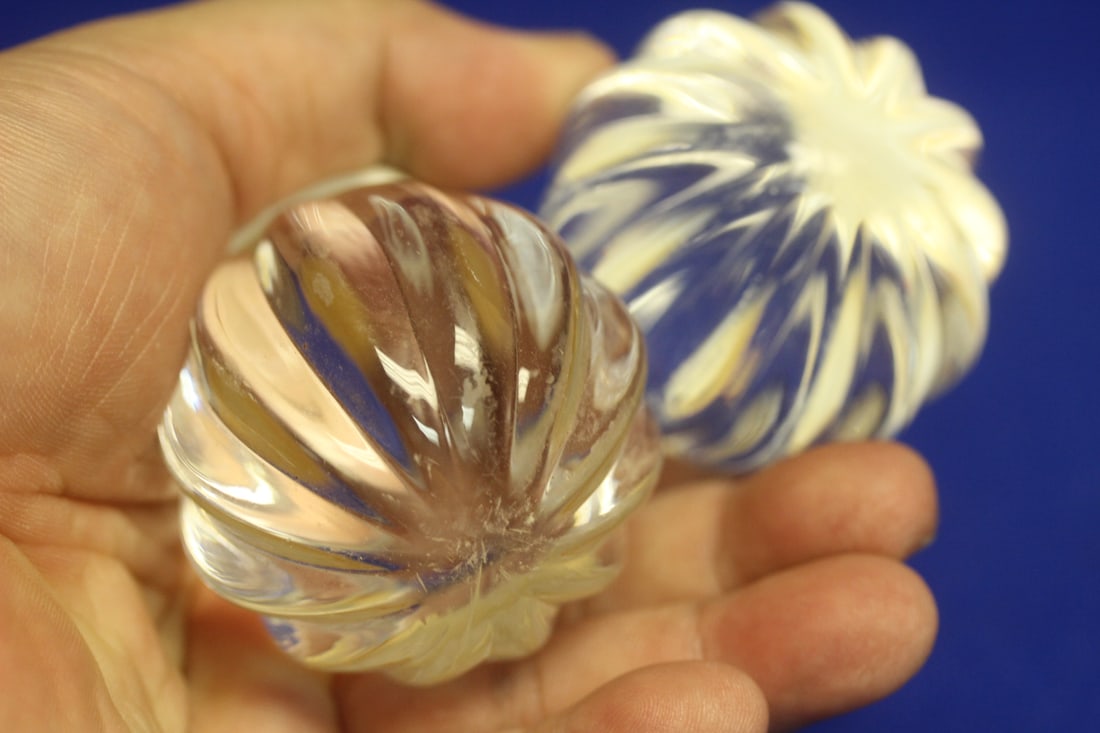 Pair of Lucite Door Knobs - 5