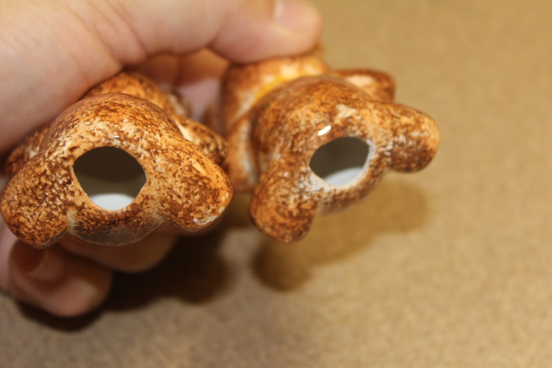 Two Ceramic Teddy Bear Ornaments - 5