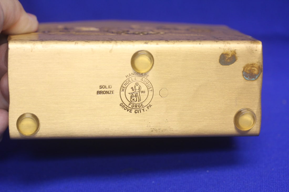 Solid Bronze Napkin Holder - 6