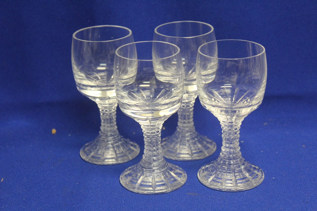 Set of 4 Rosenthal Bleikristall Shot Glasses?: 4 1/8" tall each
