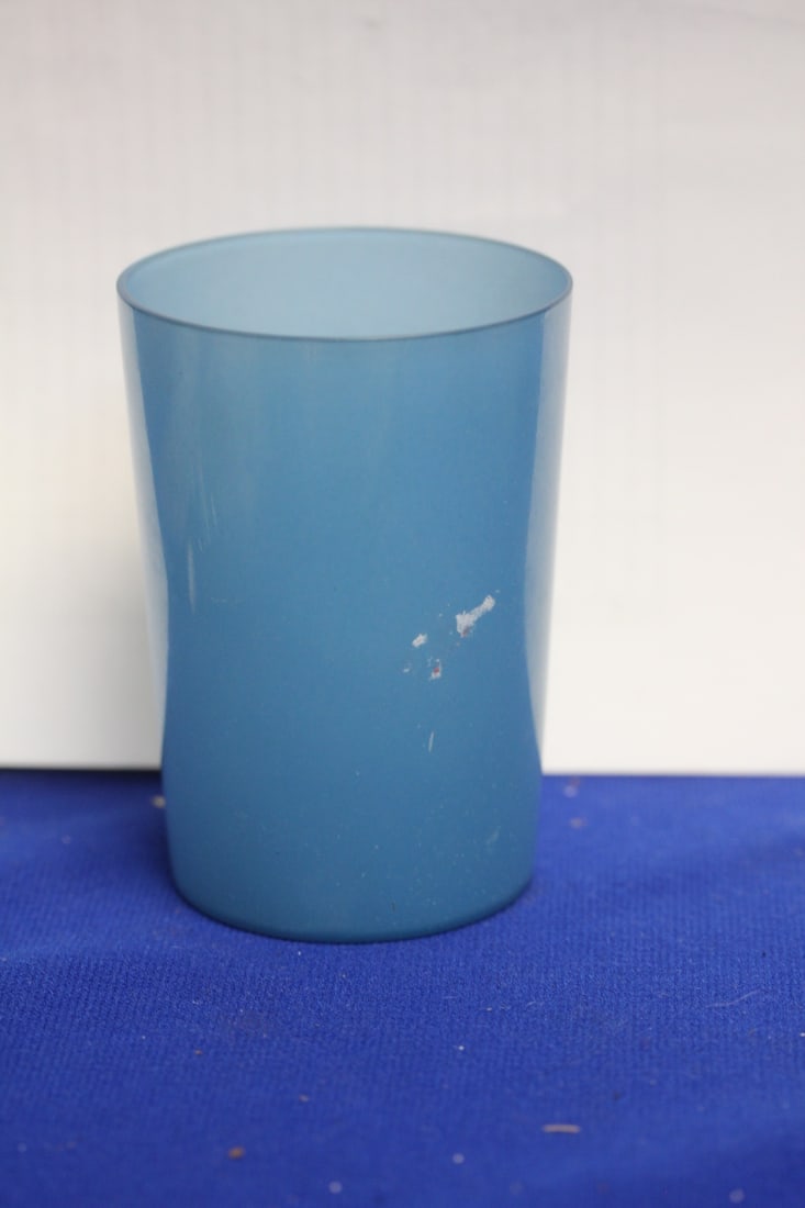 Victorian Glass Tumbler: 3 3/4" tall