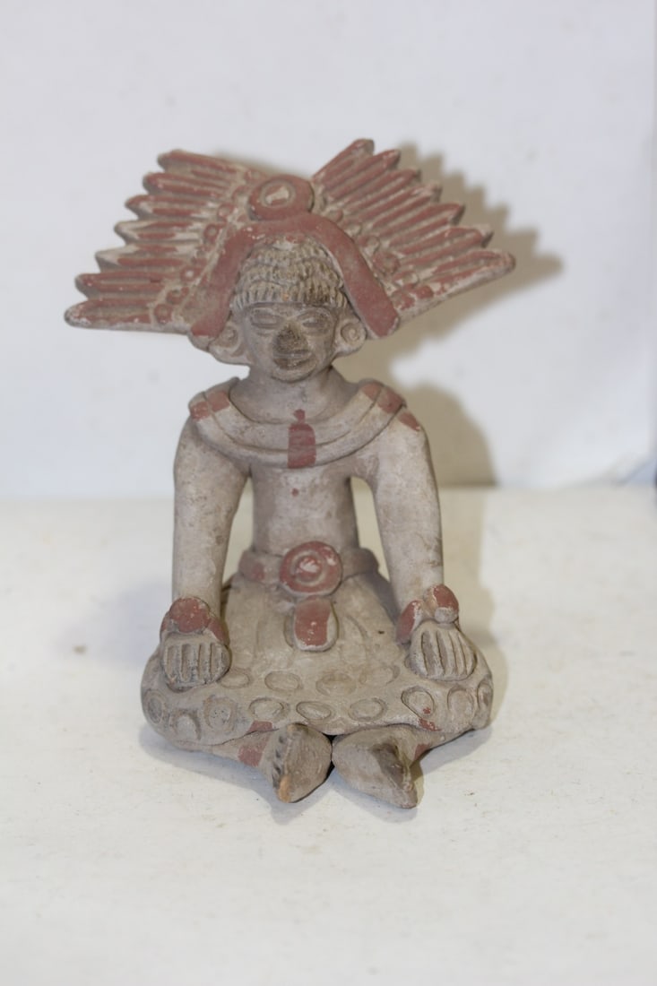 A Terracotta Figurine: 4 5/8" tall