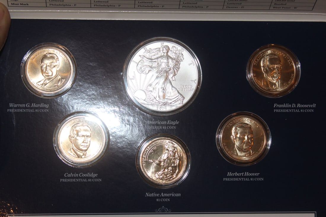 2014 US Mint Uncirculated Silver Eagle Coin Set - 2