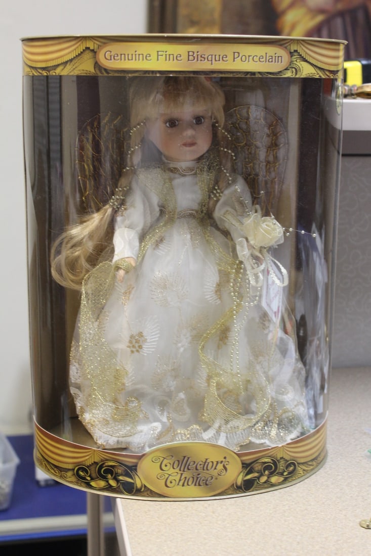 Collector's Choice Doll: boxed - appeared to be new - overall= 14 7/8" tall