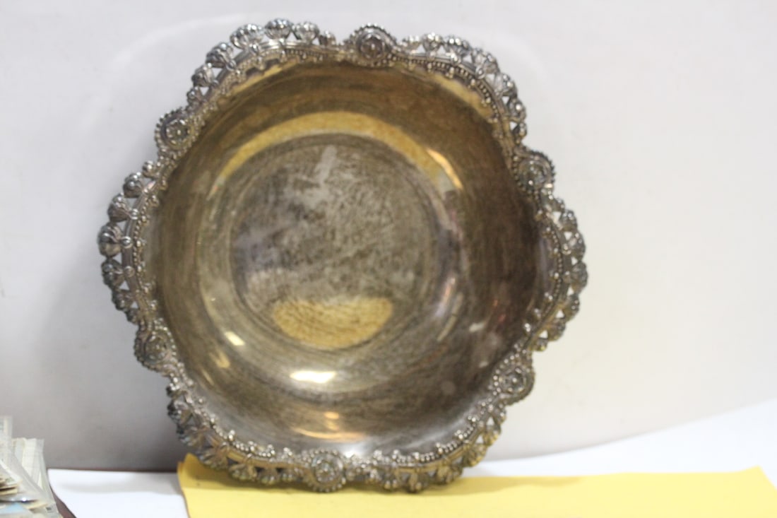 A Sterling Tiffany and Company Bowl: 9 1/4" in diameter