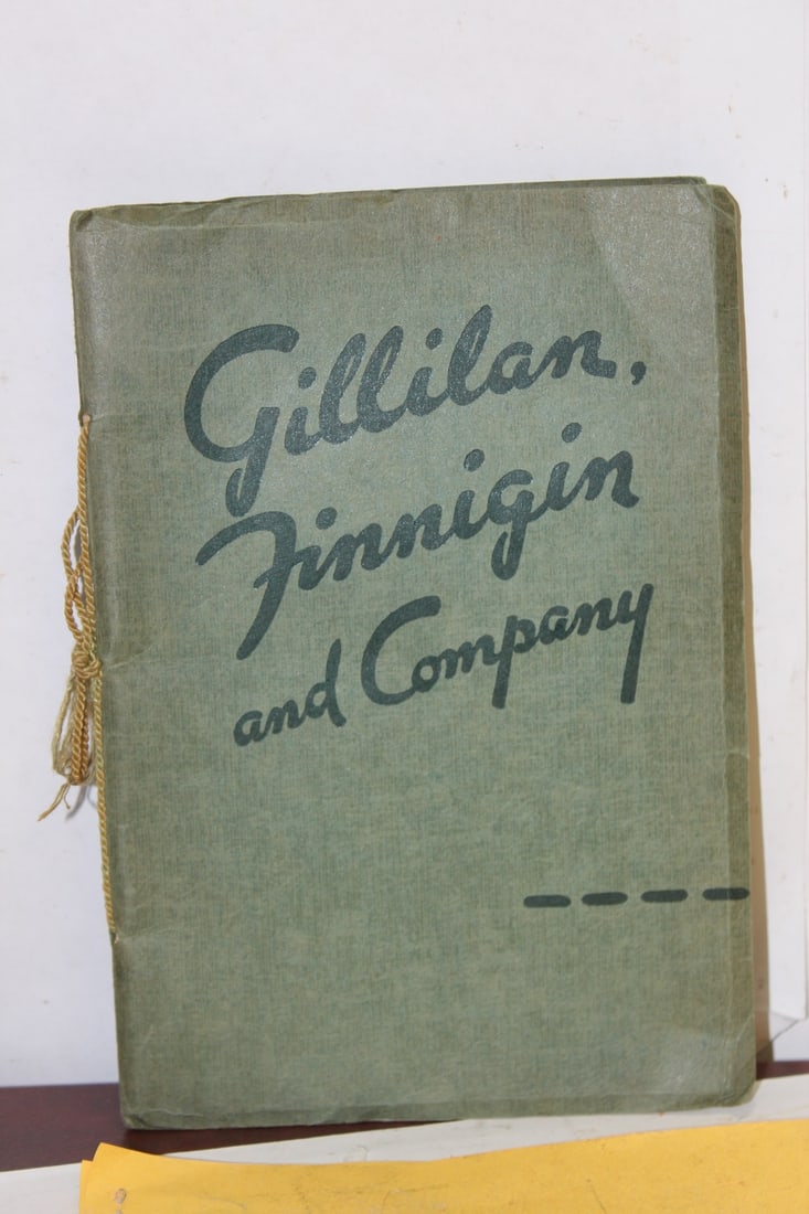 Handsigned Gillilan Finnigin and Company Pamphlet: as shown