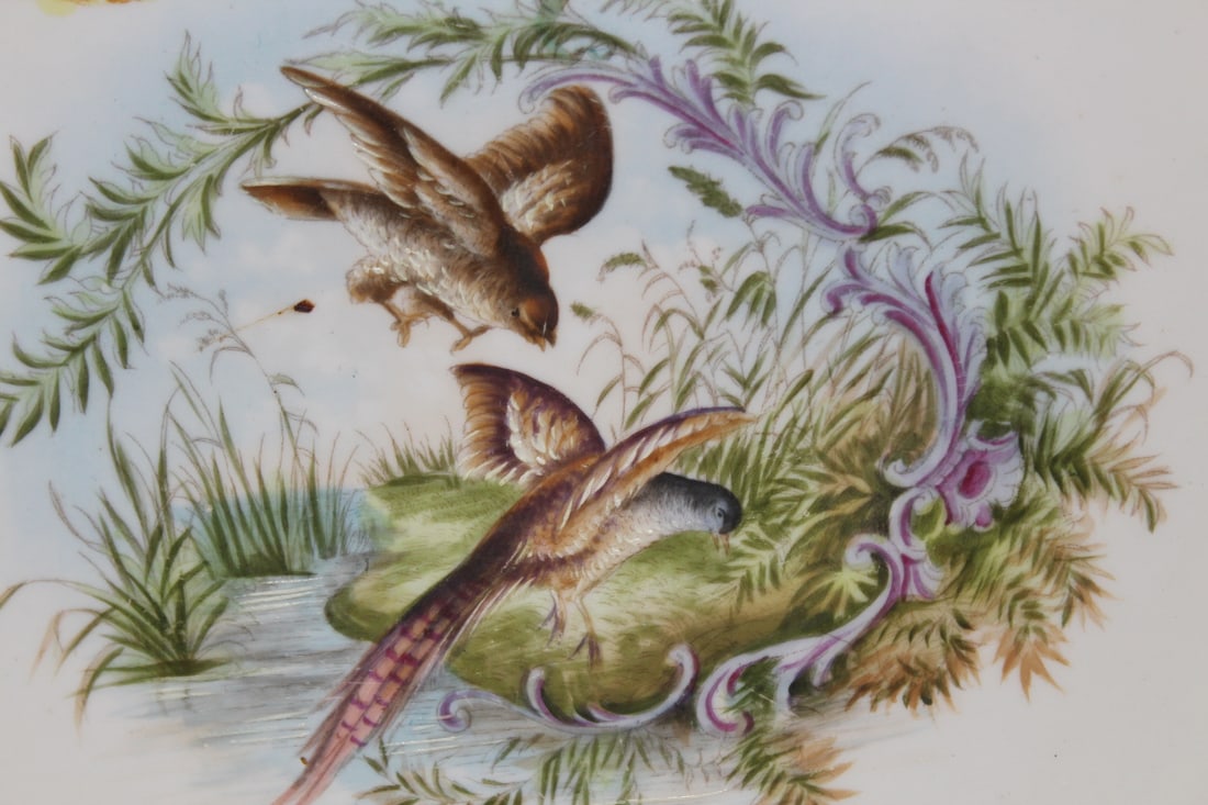 An Austrian Ceramic Bird Platter - 2