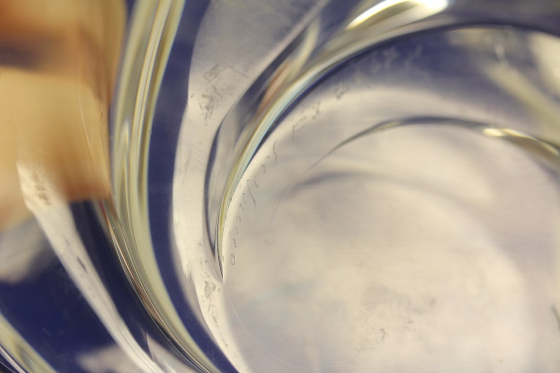 Signed Orrefors Plate - 5