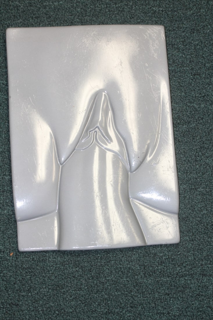 Erotic Art Tile: by Don Maguire - signed and dated - 12 3/8" x 8 3/4"