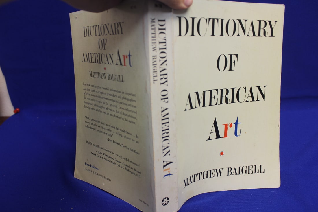 Softcover Book: Dictionary of American Art: as shown
