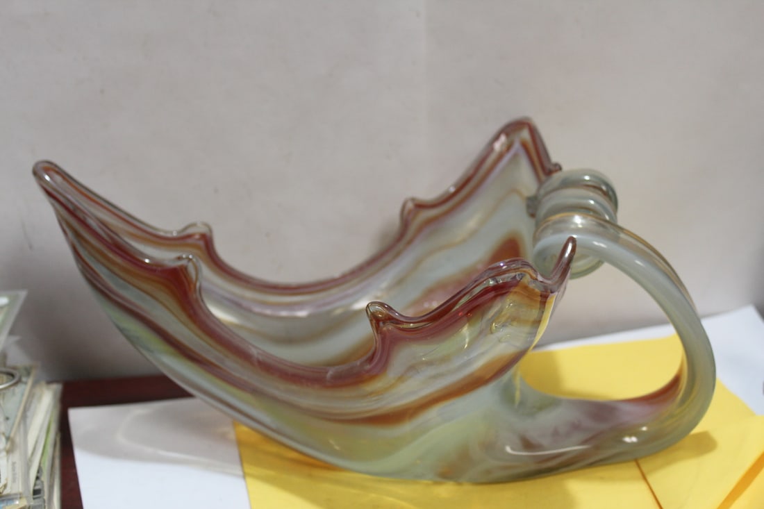 An Artglass Bowl: 14 1/2" across