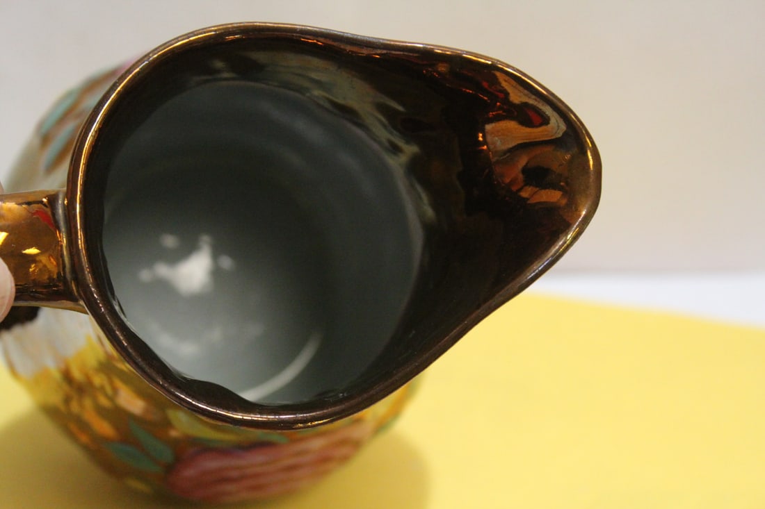 A Ceramic Lusterware Pitcher - 5