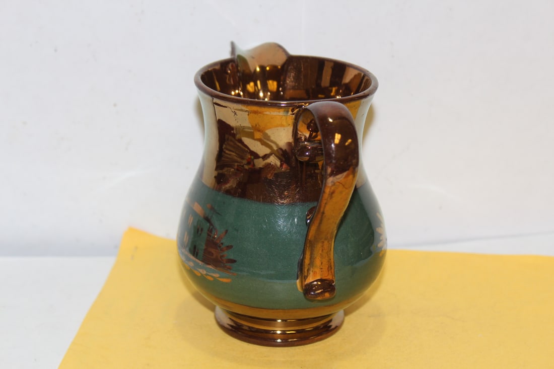 A Ceramic Lusterware Pitcher - 2
