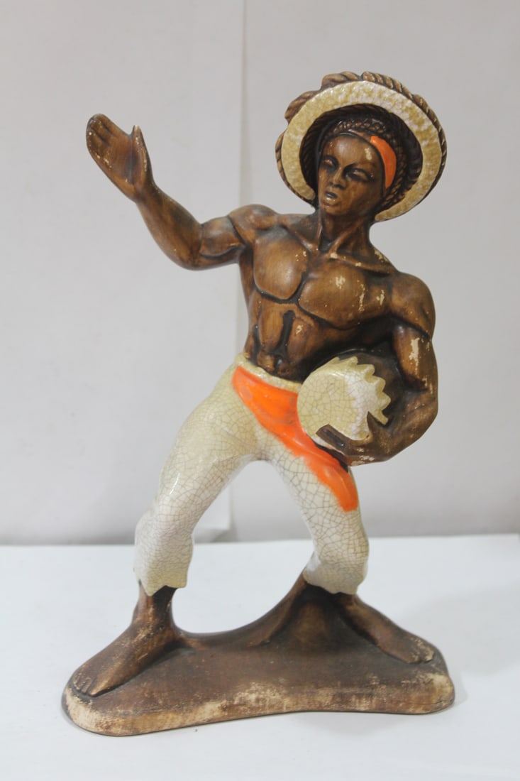A Pottery Art Dancer: 11 1/2" tall