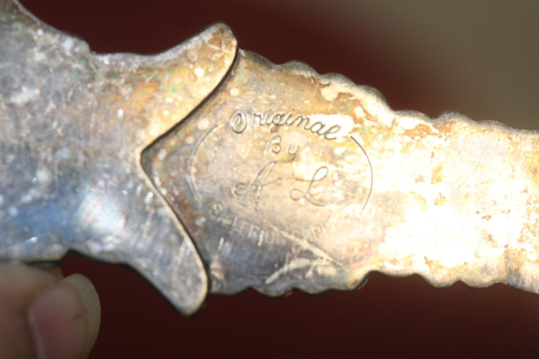 Silverplate Serving Spoon and Fork Set - 3