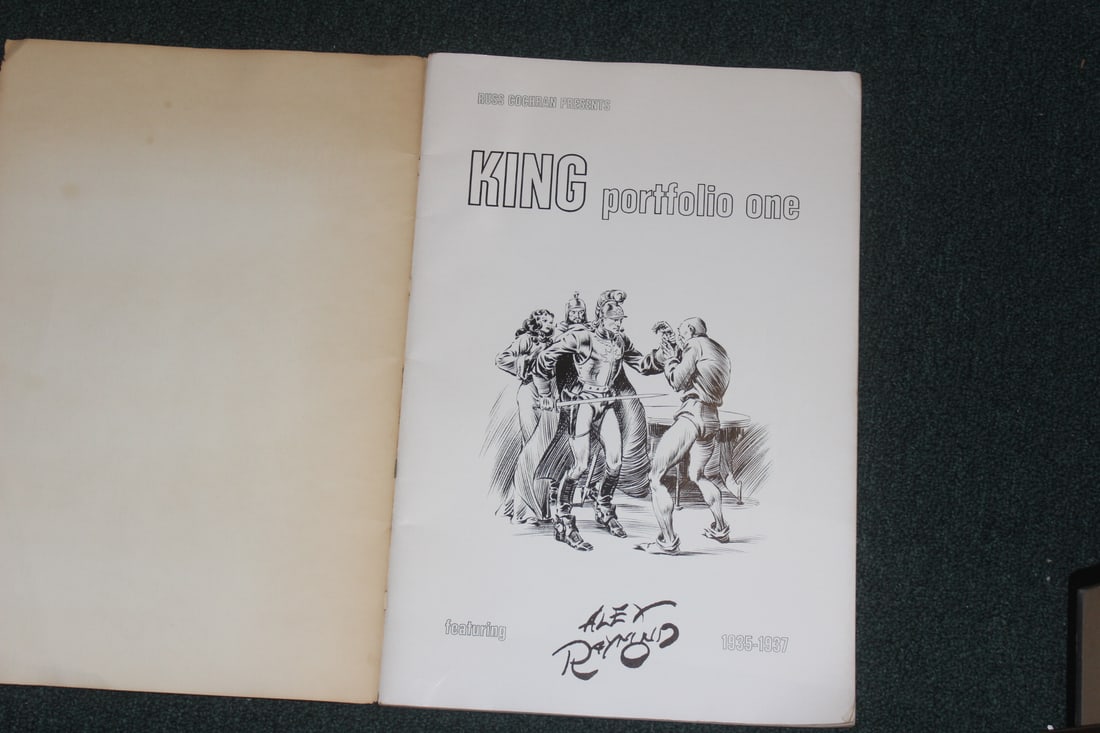 Alex Raymond King Portfolio: large size comic - comic measures= 18" x 12"