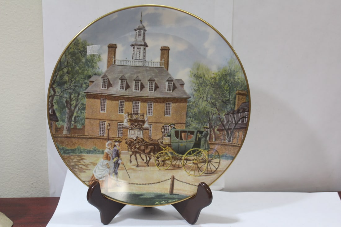 A Collector's Plate by John Alan Maxwell: 10 5/8" in diameter