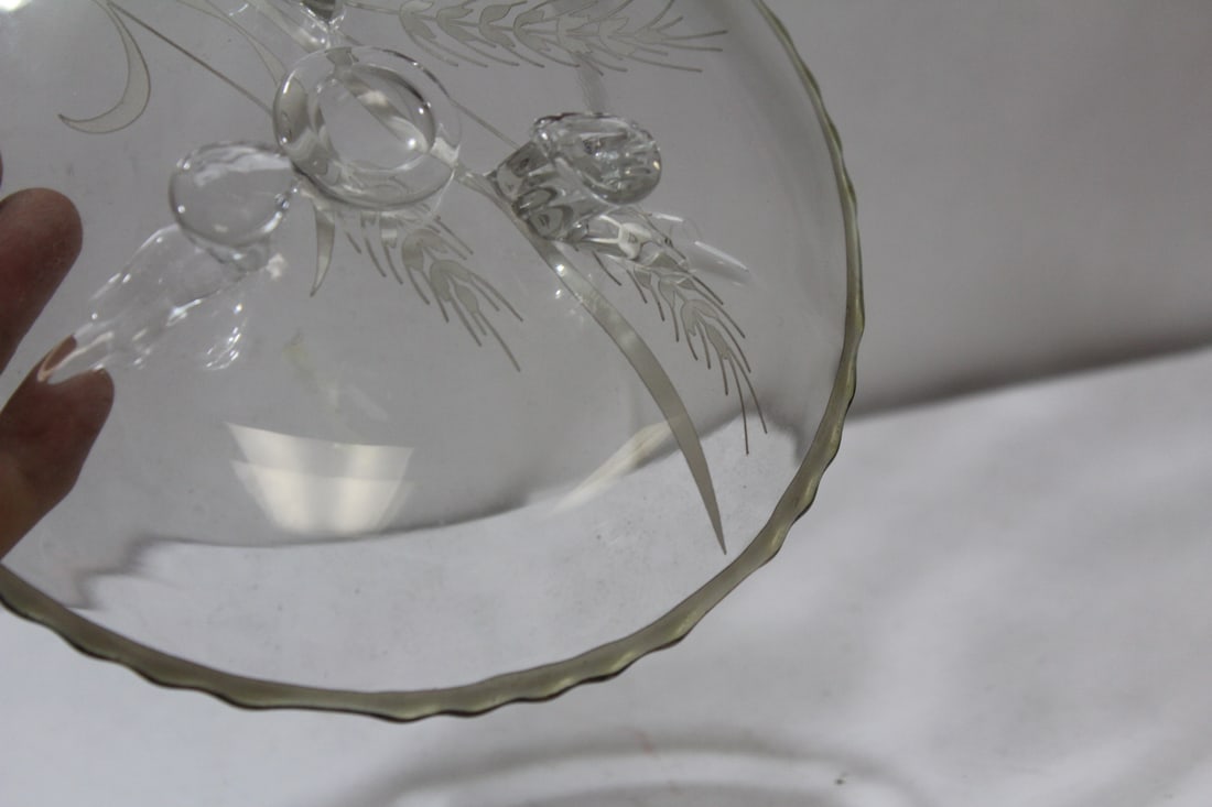 A Footed Silver Overlay Tray - 4