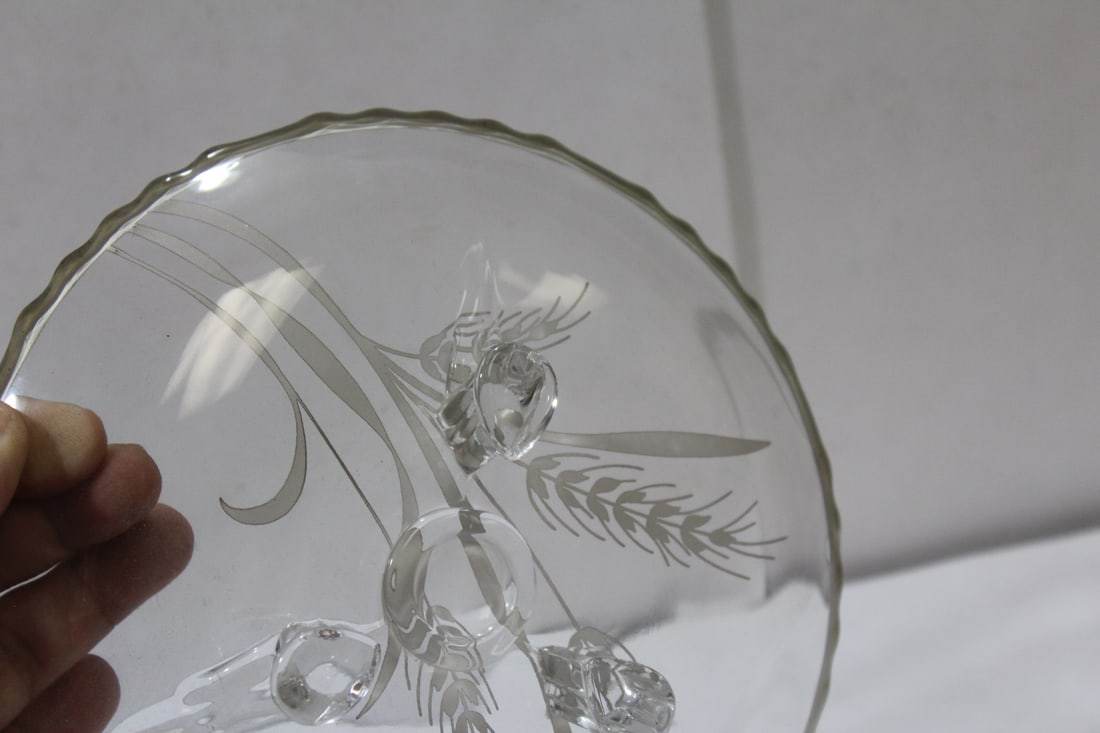 A Footed Silver Overlay Tray - 5