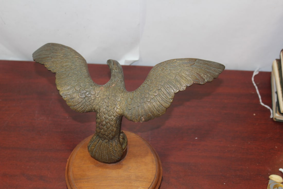 A Bronze Eagle on Base - 5