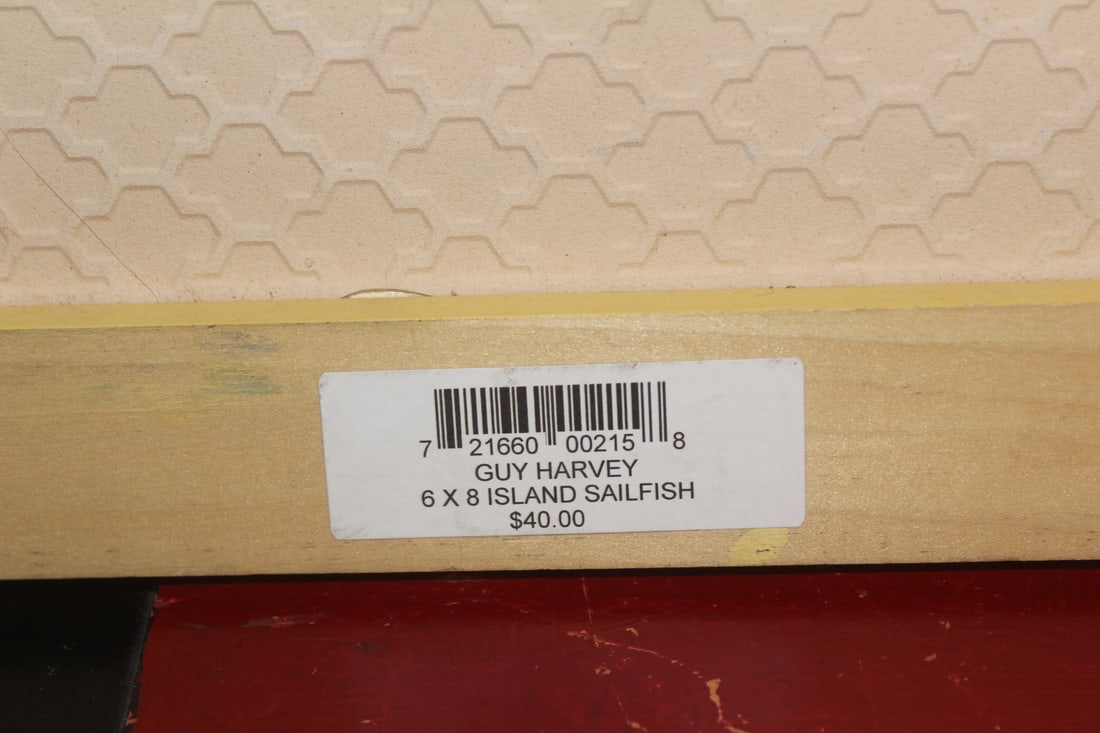 Signed Guy Harvey Marlin Tile - 5