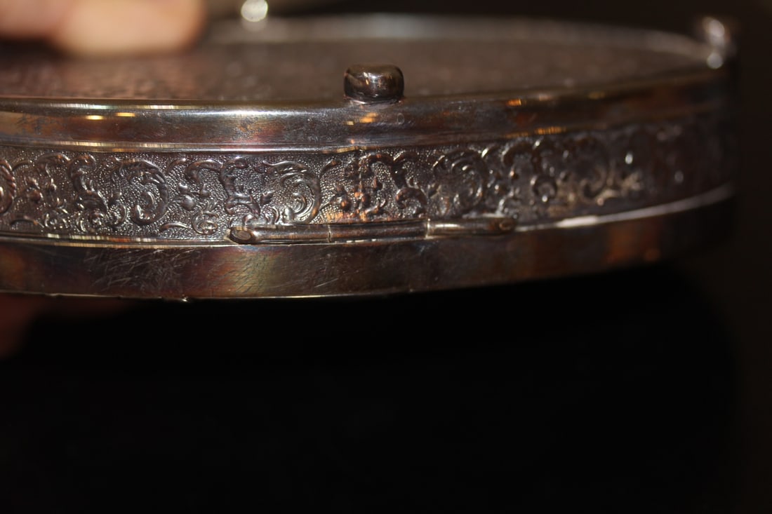 Zipla 90 Silverplated Repousse Box - 5