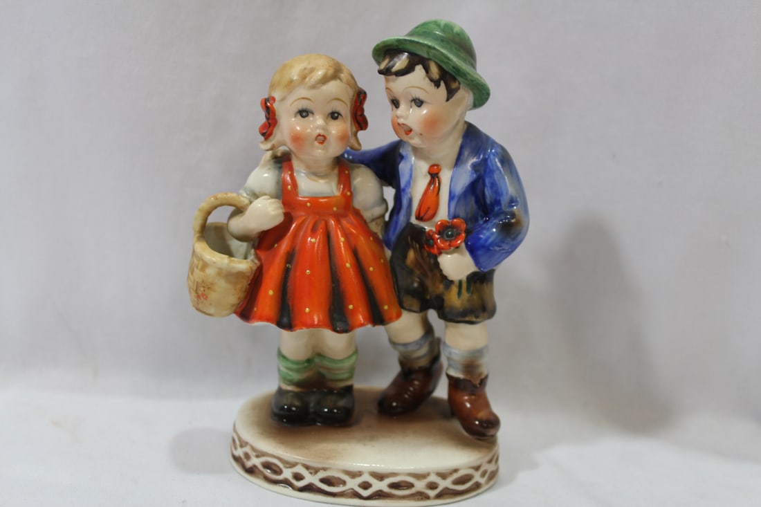 A Hummel-Style Figurine: 6" tall