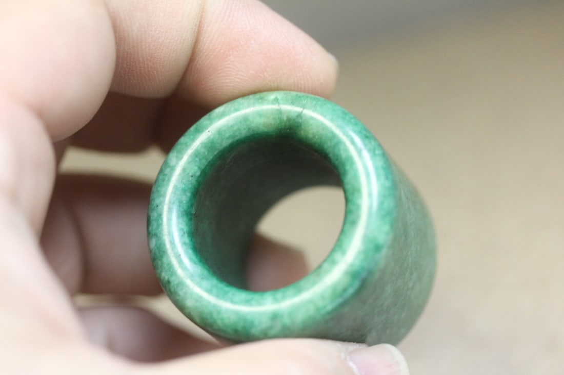 Jade or Stone Archer's Ring - 5