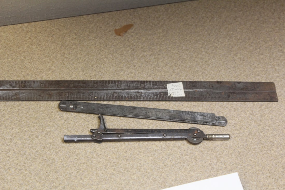 lot of 3 measuring tools: all vintage