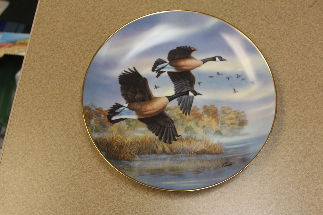 Collector's Plate by Darrell Bush: 8 1/2" in diameter