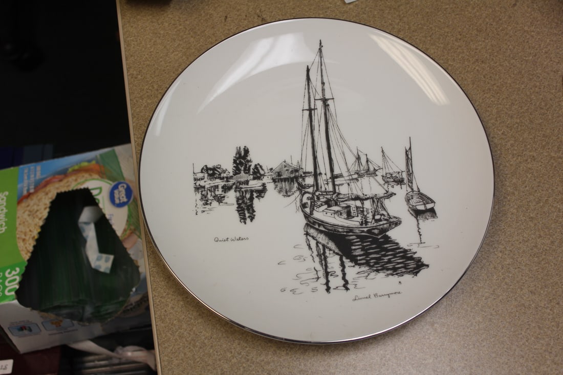 Lionel Barrymore Collector's Plate: limited edition - 10 1/2" in diameter
