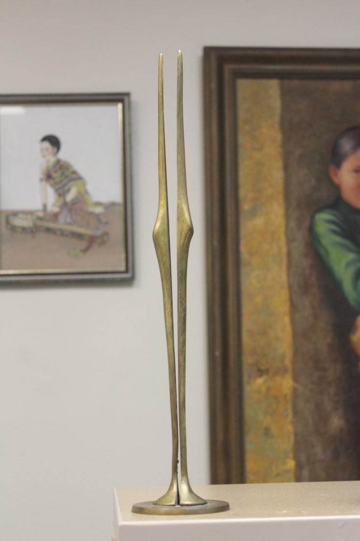 Bronze Art Work: most likelt Art Deco - 16 1/8" tall