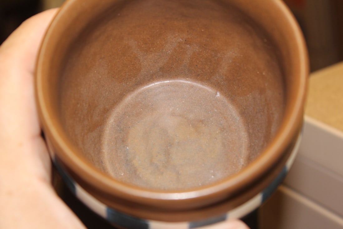 Checker Pottery Mug - 5