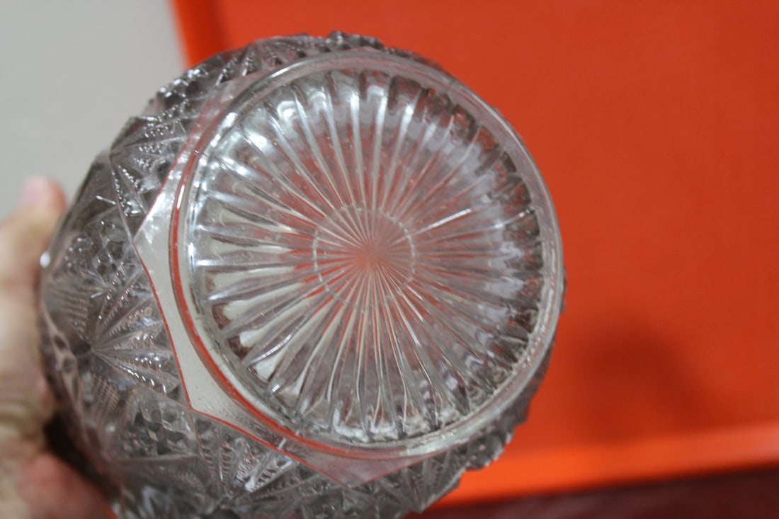 A Pressed Glass Pitcher - 6