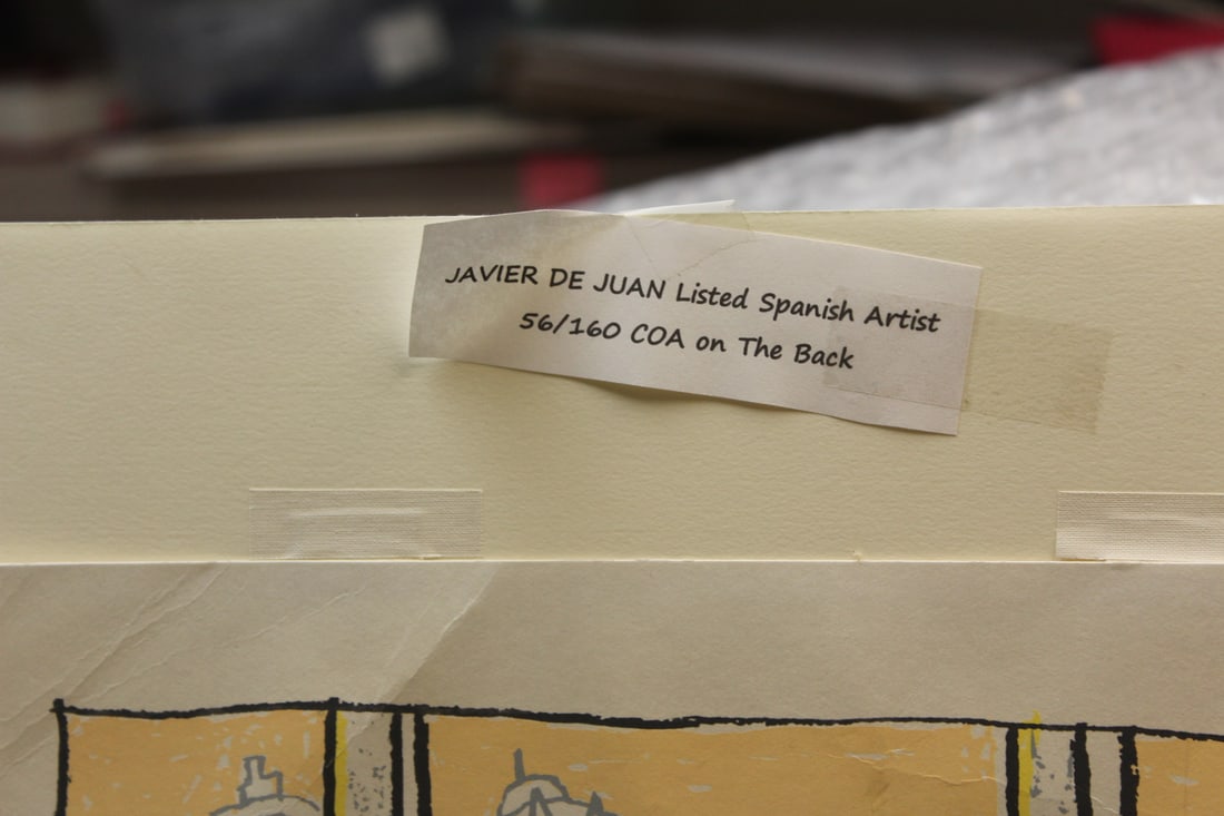 Signed Lithograph by Javier de Juan - 4