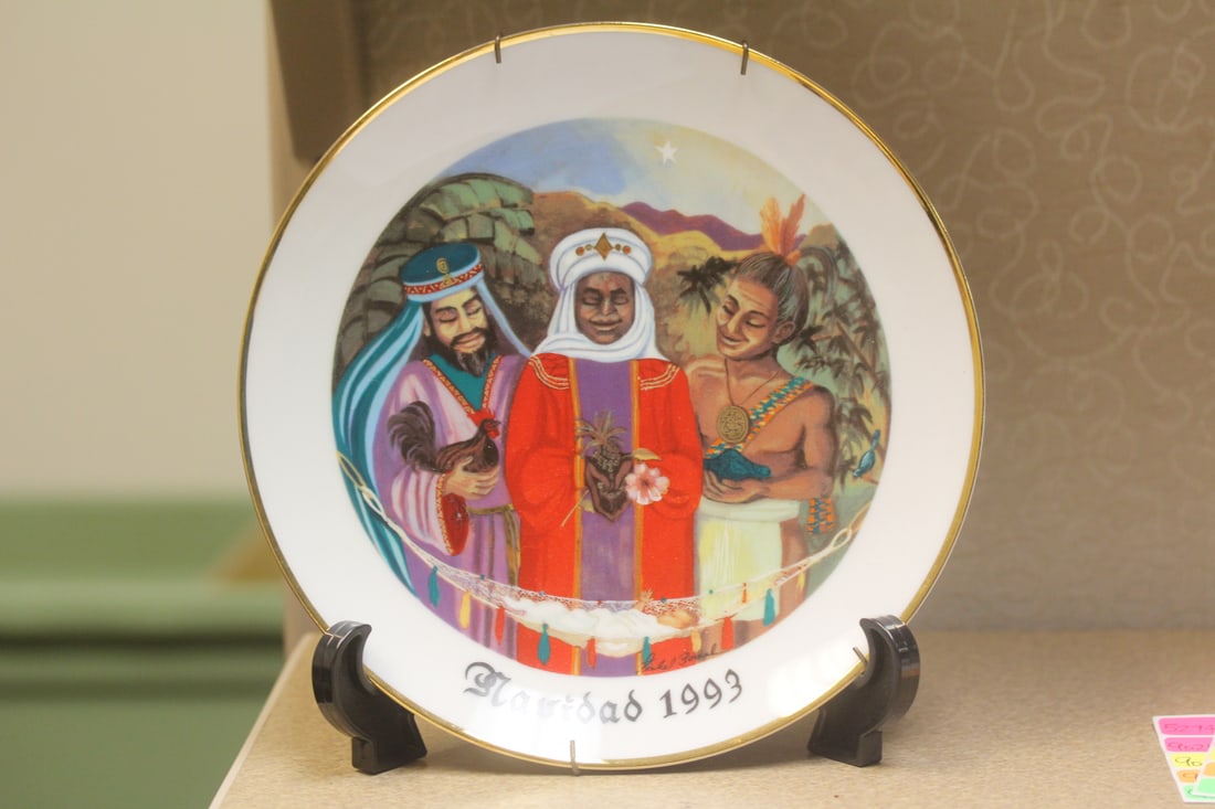 Puerto Rico Collectors Plate: 7 7/8" in diameter
