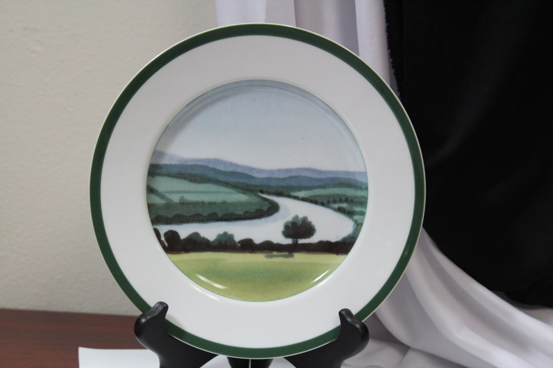 A Sonoma County Plate: 8 1/4" in diameter