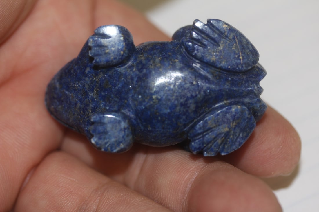 Small Lapis Lazuli Frog - 5
