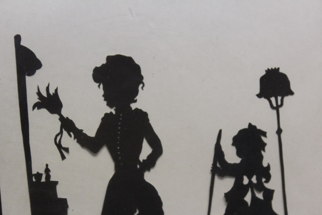 A Framed Stancil Work - 3