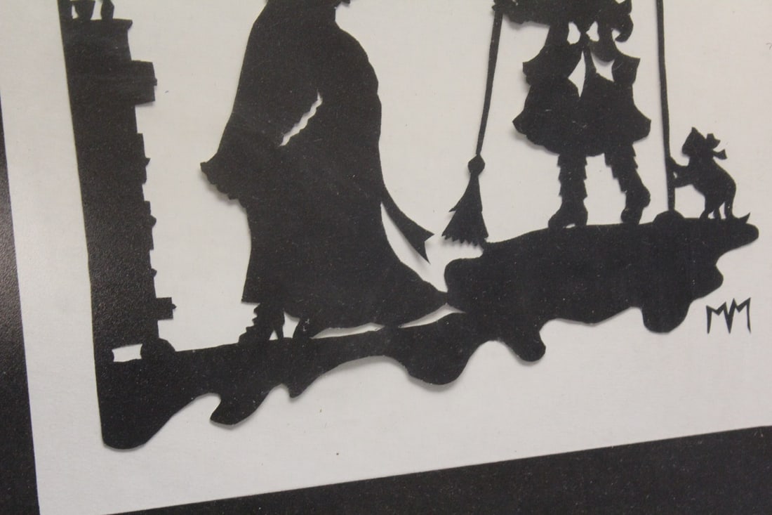 A Framed Stancil Work - 5