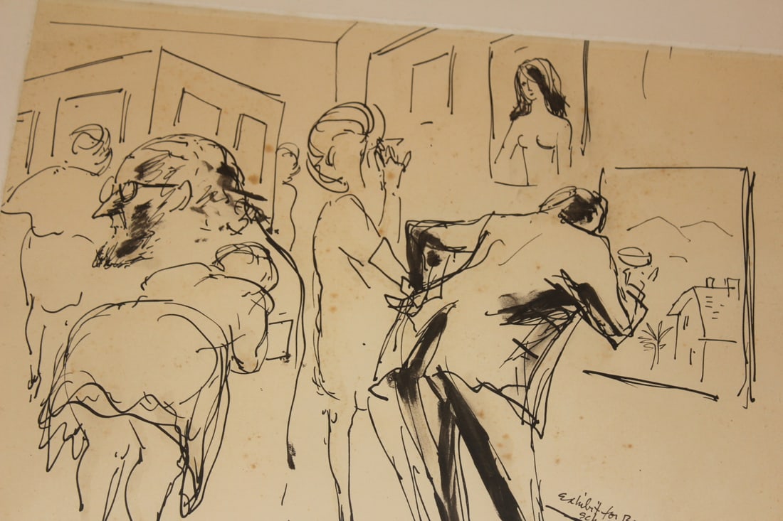 Etching by Aaron Sopher - 2