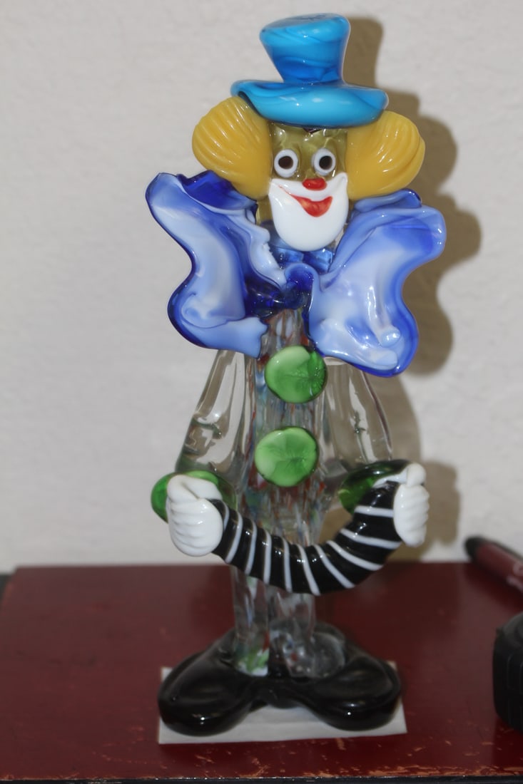 Signed Murano Clown - 2