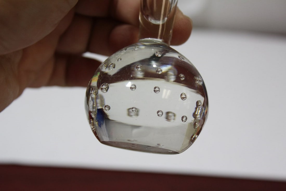 A Control Bubble Glass Vase - 5