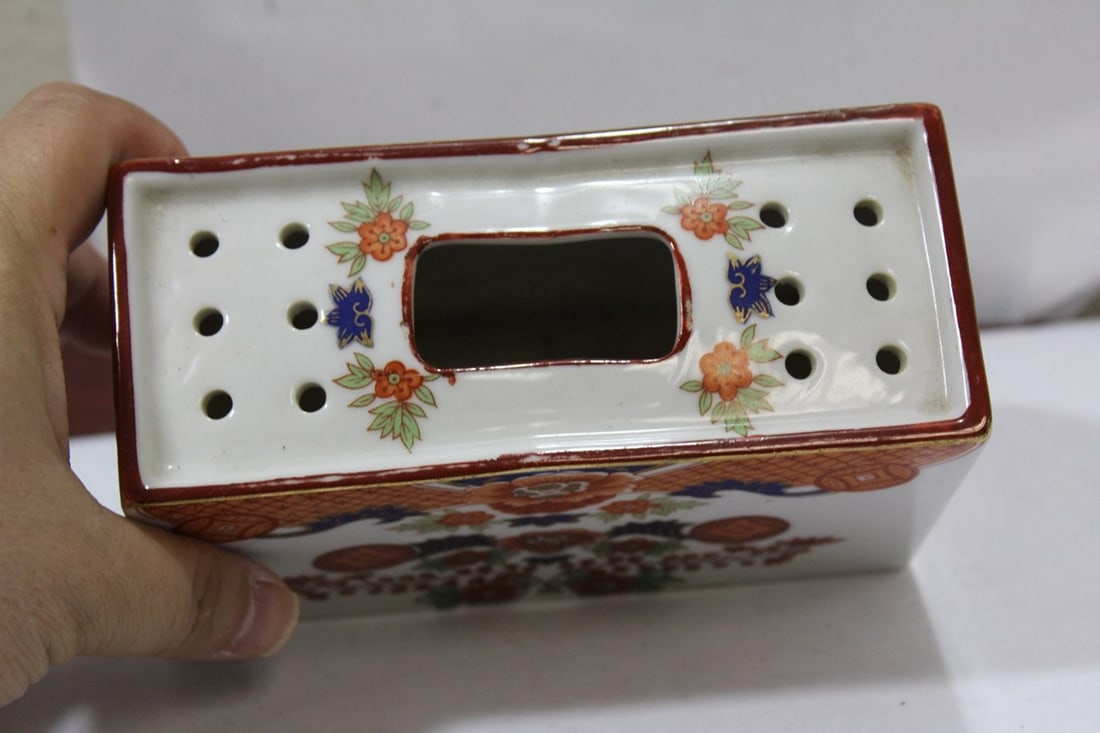 A Signed Chinese Ceramic Box - 2