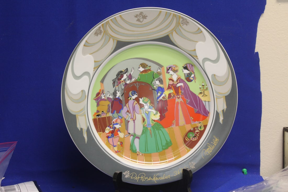 Rosenthal Studio Line Charger by Bjorn Wiinbald: 12 3/8" in diameter